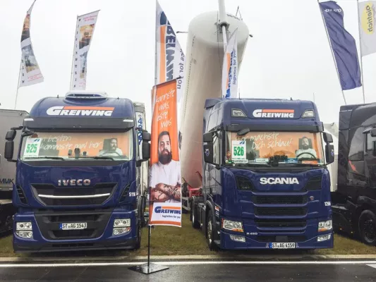 Bild: Mit dem Silozug an der Nordschleife – GREIWING steigert Bekanntheit