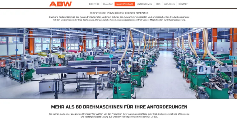 ABW Automatendreherei: Präzisionsdrehteile für vielfältige Branchen Bild: ABW Automatendreherei: Präzisionsdrehteile für vielfältige Branchen