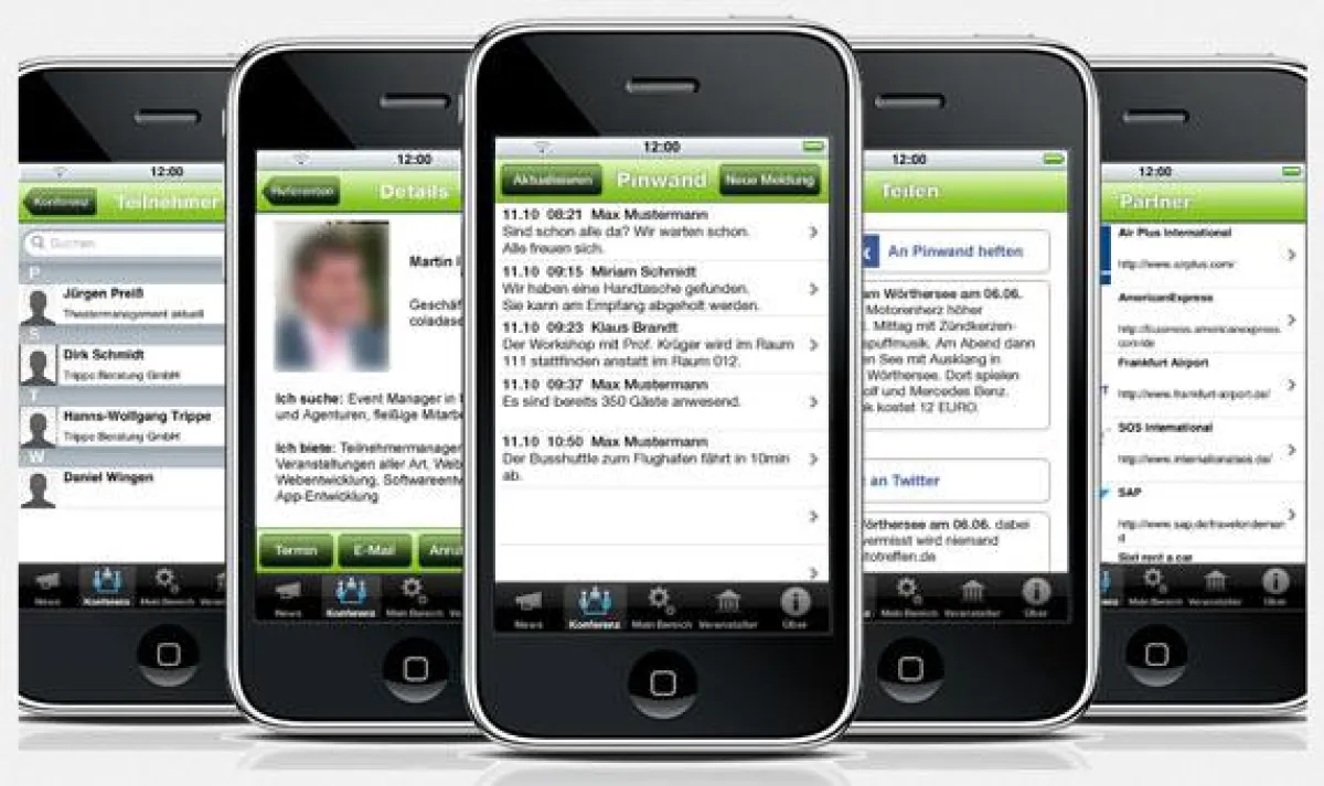 Event-App von coladaservices