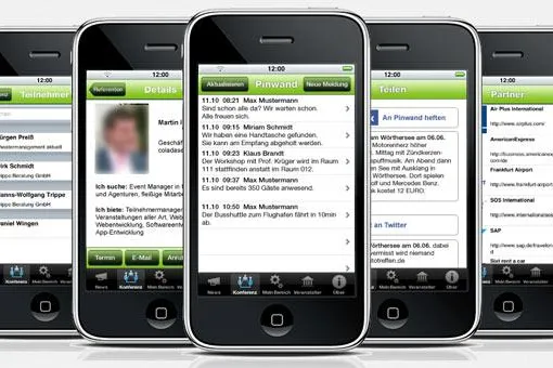Bild: Event-App begeistert Teilnehmer und Eventmanager