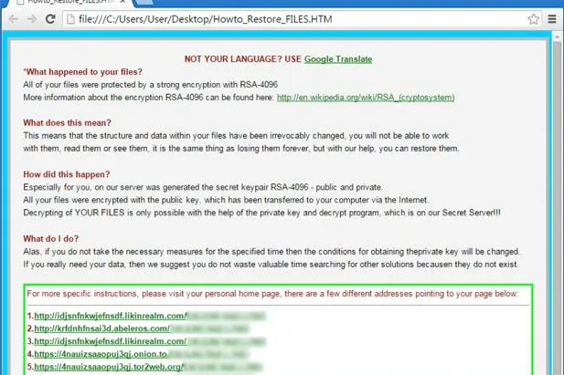 Bild: RSA-4096 Verschlüsselung als Basis der meisten Ransomware
