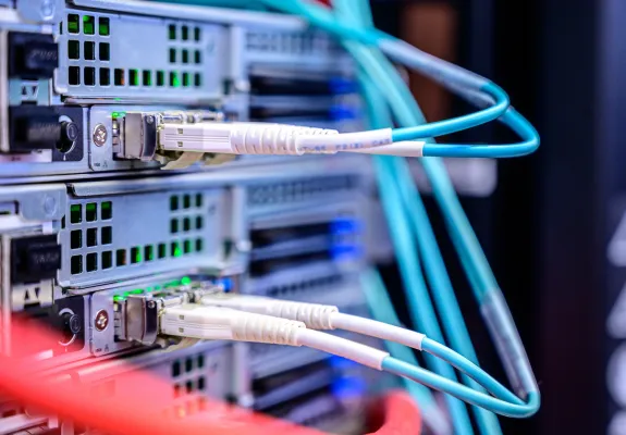 Bild: Einrichtung des LAN-Kabel