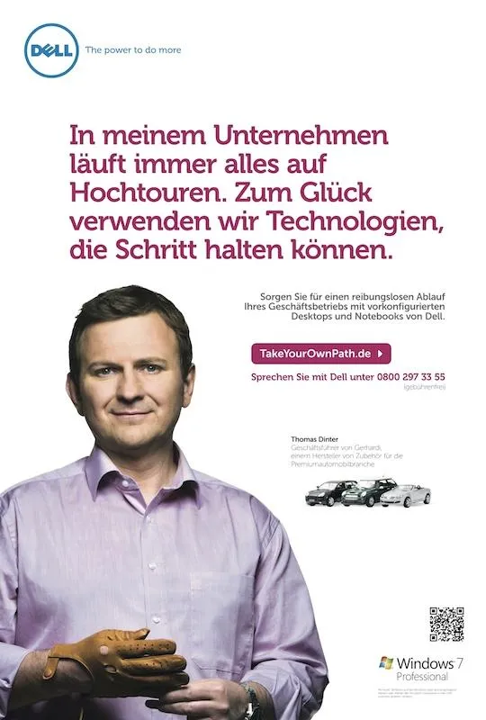 Anzeigenmotiv Gerhardi (Quelle: Dell)