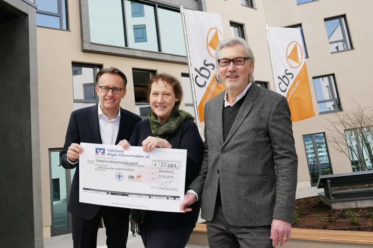 Riesenspende für den Kinderschutzbund: cbs sammelt fast 28.000 Euro Bild: Riesenspende für den Kinderschutzbund: cbs sammelt fast 28.000 Euro