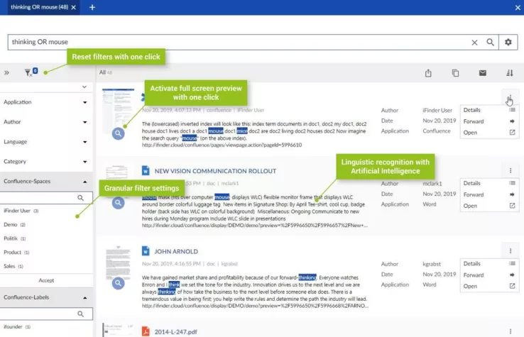 Bild: IntraFind stattet Confluence mit intelligenter Suche aus