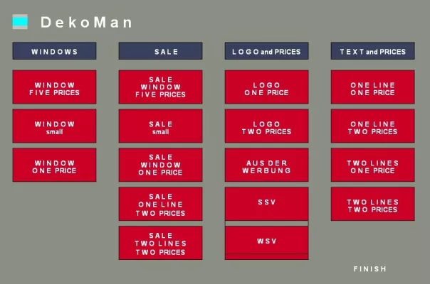 Bild: Deko-Preisschilder dem Corporate Design anpassen
