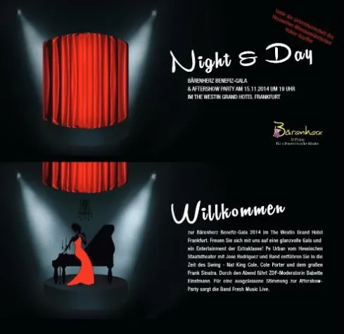 Bild: Benefiz-Gala am 15. November 2014 in Frankfurt zugunsten schwerstkranker Kinder