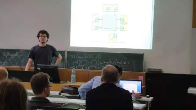 Bild: Ringvorlesung: Adyton Systems AG stellt Aufgabenstellung und Ziele des Projektes vor