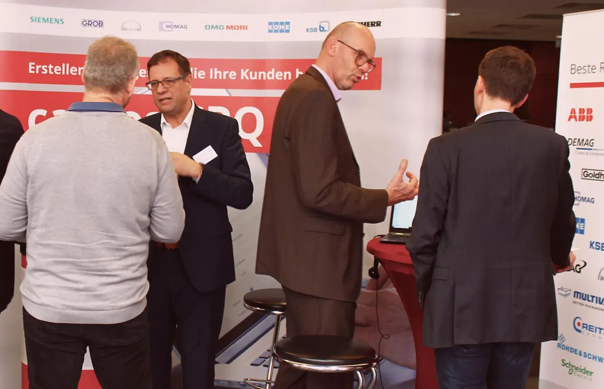 VDMA-Tagung Variantenmanagement 2019, Stand camos Software und Beratung GmbH