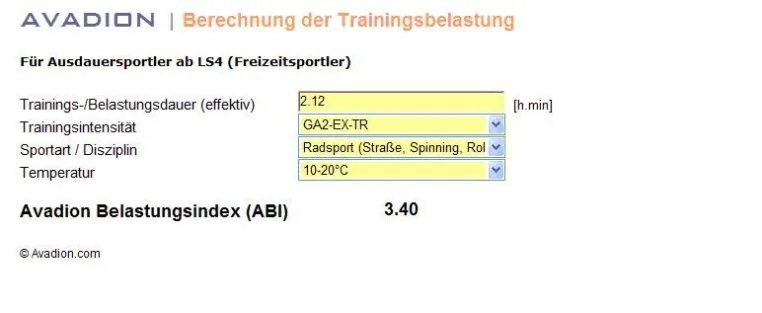 Ausdauersportler können aufatmen: Online-Rechner verhindert Stagnation und Übertraining Bild: Ausdauersportler können aufatmen: Online-Rechner verhindert Stagnation und Übertraining