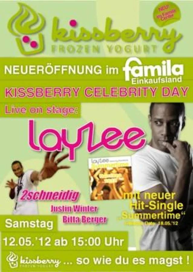 2schneidig live beim Kissberry Celebrities Day