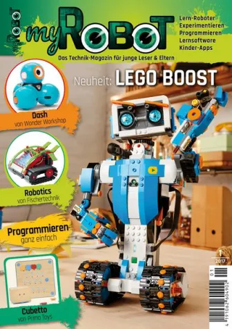myROBOT – das neue Robotik-Magazin für Kinder Bild: myROBOT – das neue Robotik-Magazin für Kinder