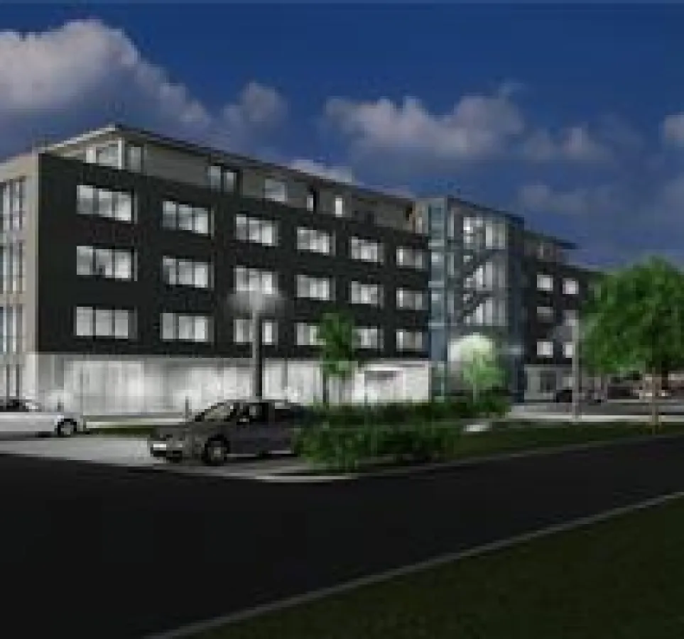 Klare Formen: Visualisierung des Archimedes Neubaus E3