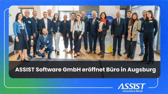 Bild: ASSIST Software eröffnet erstes Auslandsbüro in Augsburg. Ein Meilenstein rumänischer Innovationskraft