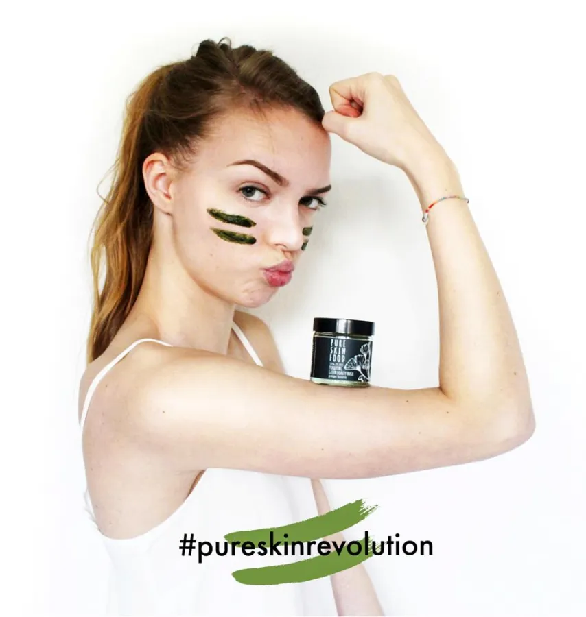 #pureskinrevolution now! © PURE SKIN FOOD