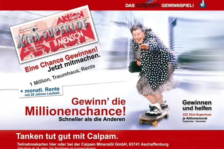 Bild: "Gewinn´ die Millionenchance!“ Calpam Gewinnspielaktion mit „Aktion Mensch“ übertrifft alle Erwartungen