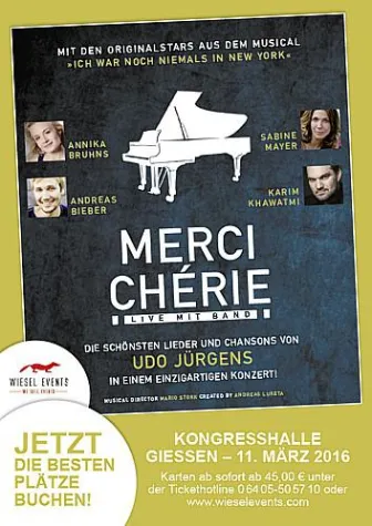 Bild: Merci Chérie - Die schönsten Lieder, Chansons und Geschichten von Udo Jürgens