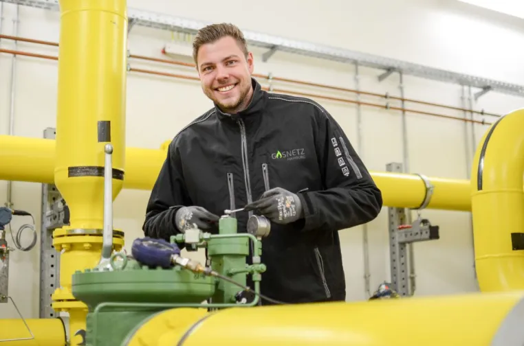 Bild: Ausgezeichnet: Bester Auszubildender Hamburgs arbeitet bei Gasnetz Hamburg