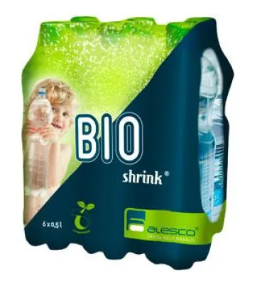 Bild: Testläufe erfolgreich - alesco präsentiert kompostierbare Schrumpffolie BIOSHRINK aus nachwachsenden Rohstoffen