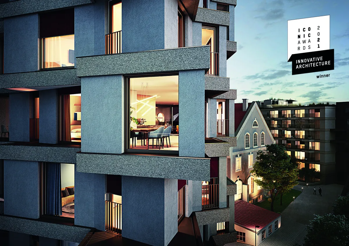 Innovative Architektur: Münchner Stadtquartier kupa wurde mit dem ICONIC Award 2021 ausgezeichnet. (© © xoio im Auftrag von Bauwerk)
