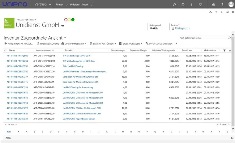 Bild: Integriertes Lizenzmanagement für Microsoft Dynamics 365