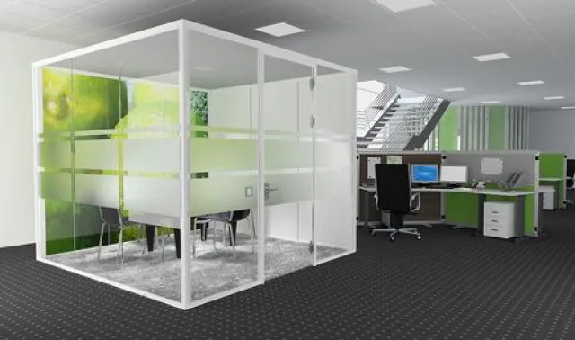 Bild: Der Lindner Cube – das neue Raum-in-Raum System der Lindner Group