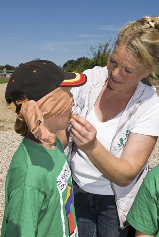 In der Schmeckarena wurden die Geschmacksknospen der Ferienhof-Teilnehmer auf die Probe gestellt.