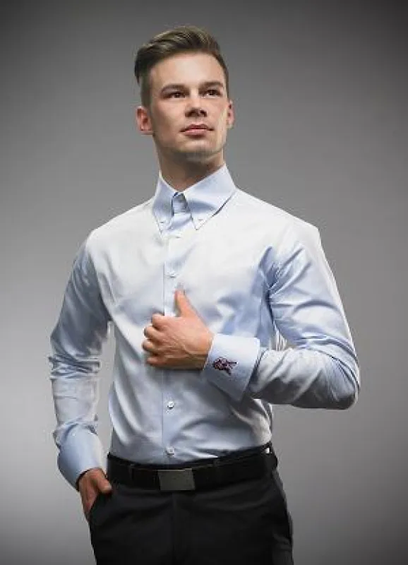 Jubiläumshemd Nr.1 - Modisches Casualhemd mit Button Down Kragen ? der lässigsten Kragenform.