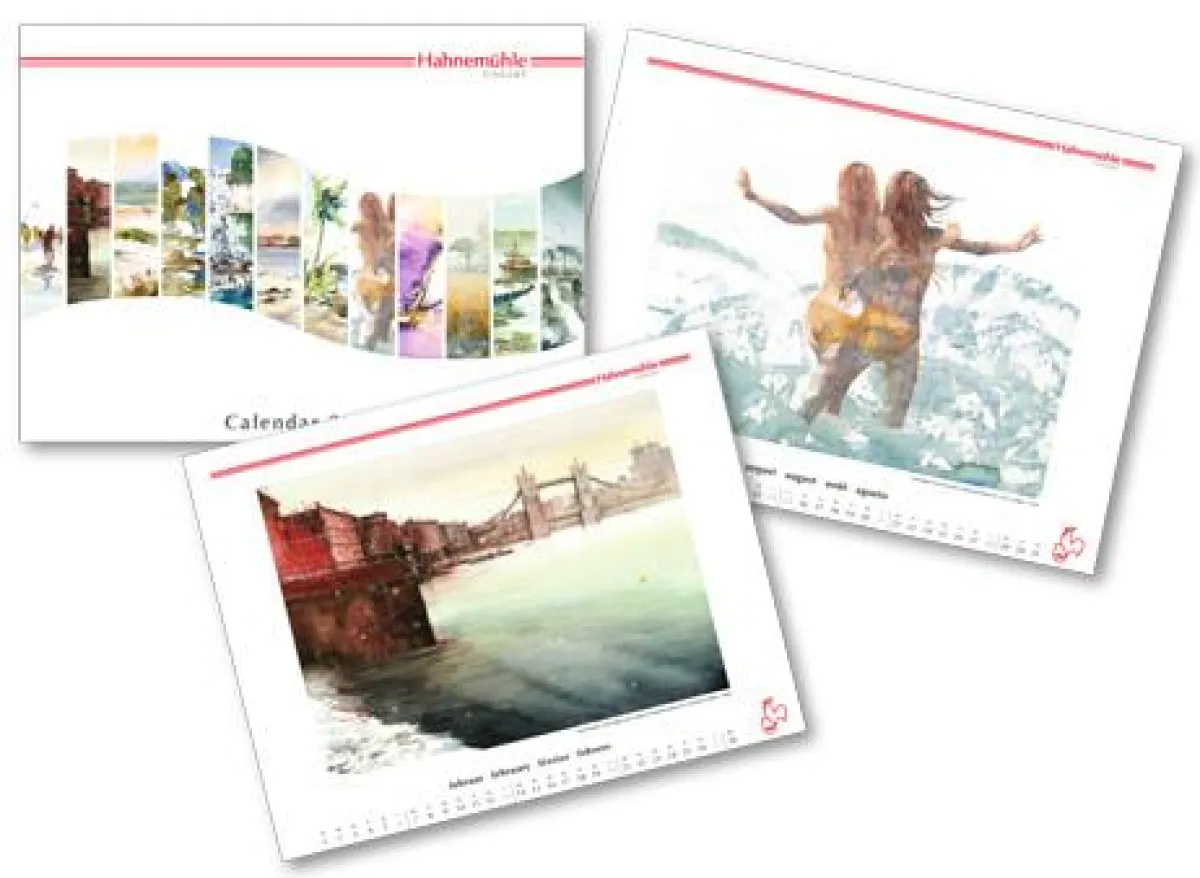 Ein echtes Sammlerstück: Hahnemühle Aquarellkalender