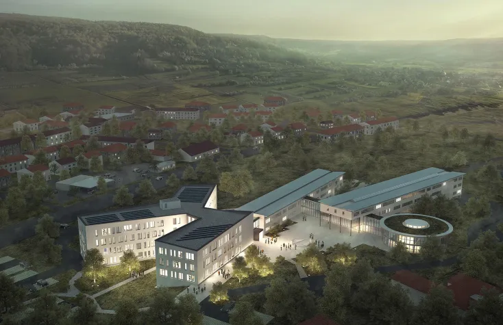 Bild: Erweiterungsbau für das Bezirksrathaus Ansbach eingeweiht