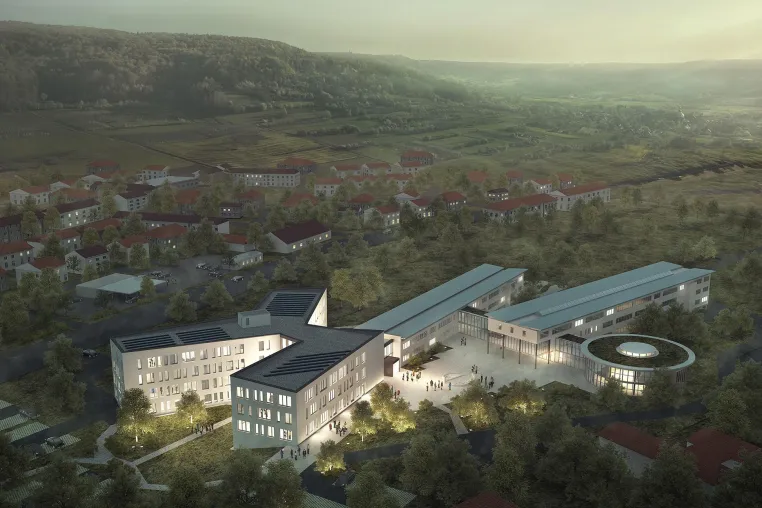 Bild: Erweiterungsbau für das Bezirksrathaus Ansbach eingeweiht