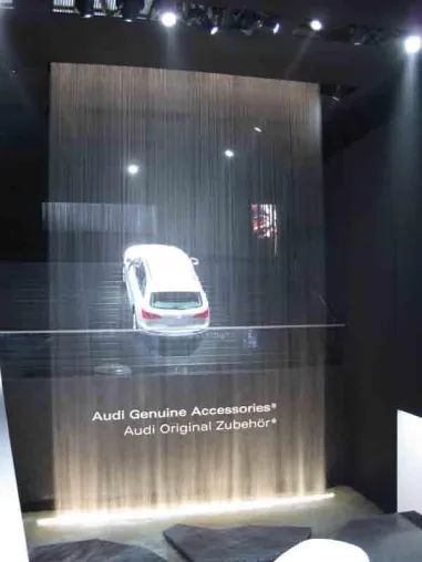 as systems baute faszinierende Wasserlandschaft für Audi Bild: as systems baute faszinierende Wasserlandschaft für Audi