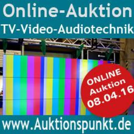 Bild: LED-, TV-, Video- und Audiotechnik Online Auktion am 08.04.2016