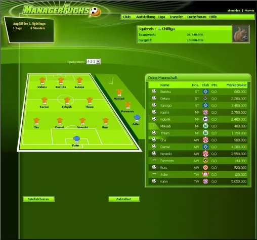 Bild: Der Star bist Du - LAMA Games präsentiert neuartigen Online-Bundesligamanager „ManagerFuchs“ in Kooperation mit Opta Sport Daten