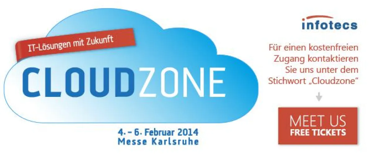 Infotecs ist Aussteller bei der CLOUDZONE 2014