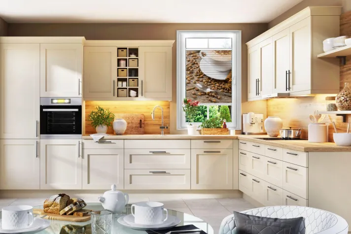 Bild: Plissee ist der Star der Fensterdekoration