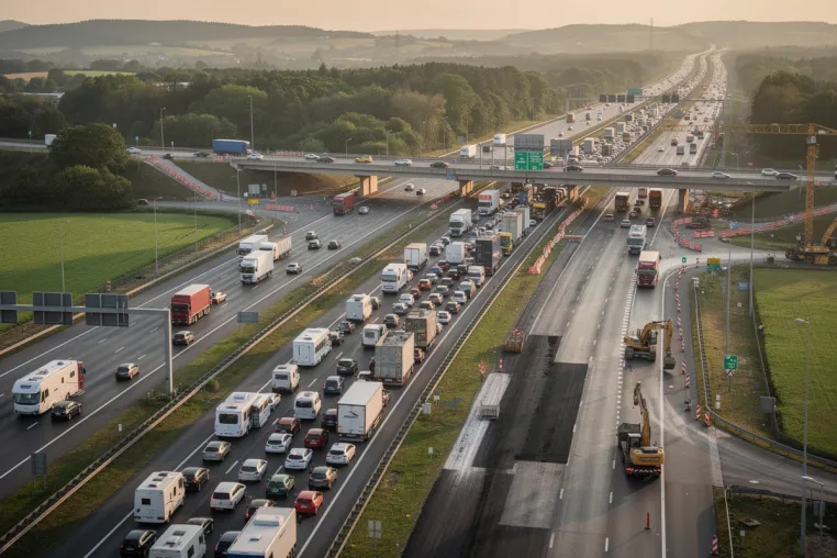 Bild: Ferien-Stau-Prognose - Welche Strecken sind diesmal durch Baustellen besonders gefährdet?