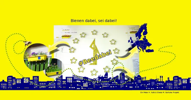 Kunstaktion Beedabei am Weltbienentag Bild: Kunstaktion Beedabei am Weltbienentag