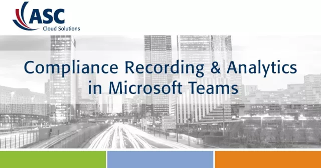 Bild: ASC Recording Insights verfügbar für Microsoft Teams