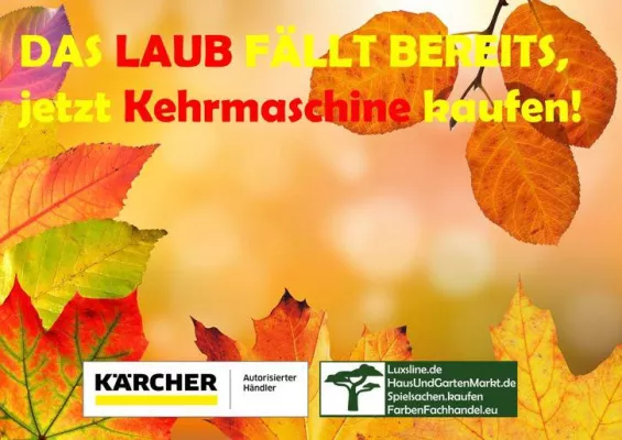 Bild: Verkauf von Kehrmaschinen startet bereits jetzt bei HausUndGartenMarkt.de