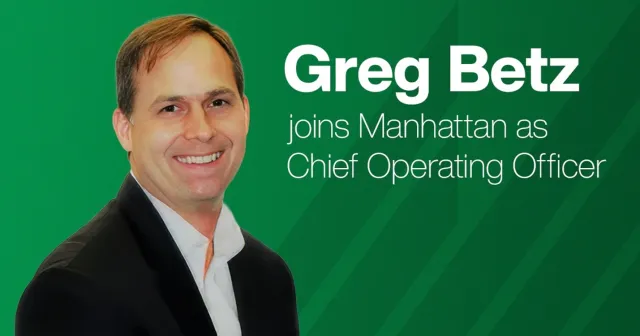 Bild: Manhattan Associates gibt Ernennung von Greg Betz als Chief Operating Officer bekannt