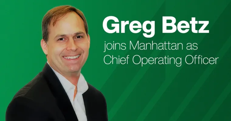 Bild: Manhattan Associates gibt Ernennung von Greg Betz als Chief Operating Officer bekannt