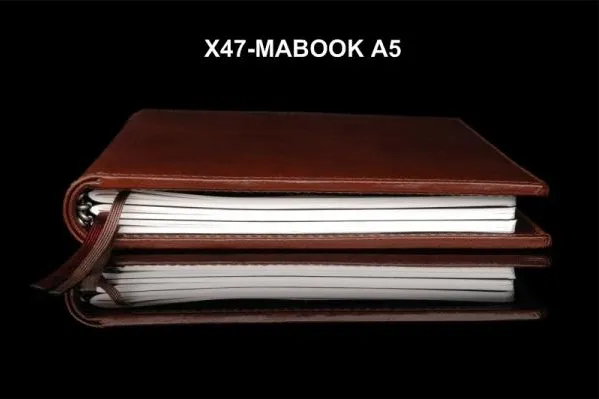 Bild: X47-präsentiert Premium-Terminplaner in Buchform in A5: MaBook A5