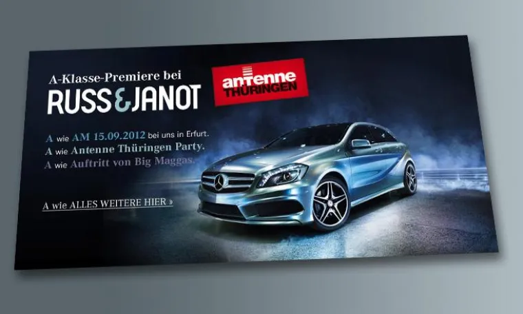 Bild: Die Party zur A-Klassen-Premiere