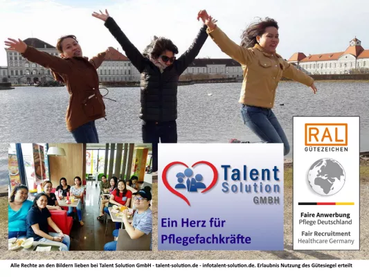 Bild: Bundesministerium BMG verleiht Talent Solution GmbH das GÜTESIEGEL „Faire Anwerbung Pflege Deutschland“.