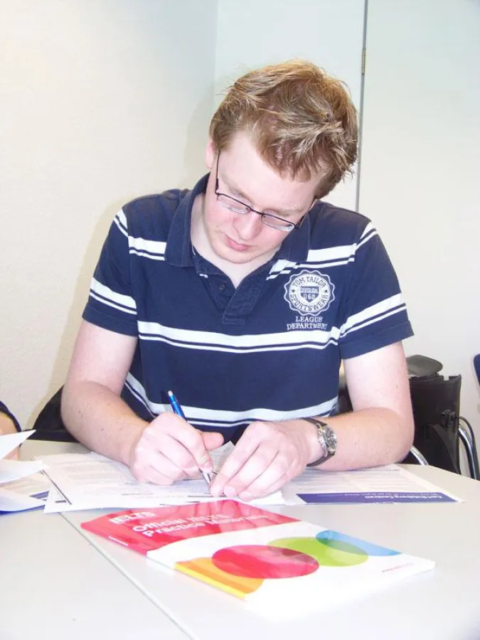 IELTS-Teilnehmer Vorbereitungskurs