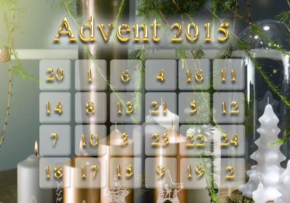 Bild: 24 Türchen, 24 tolle Kerzengeschenke: Der Online-Adventskalender 2015 der Gütegemeinschaft Kerzen