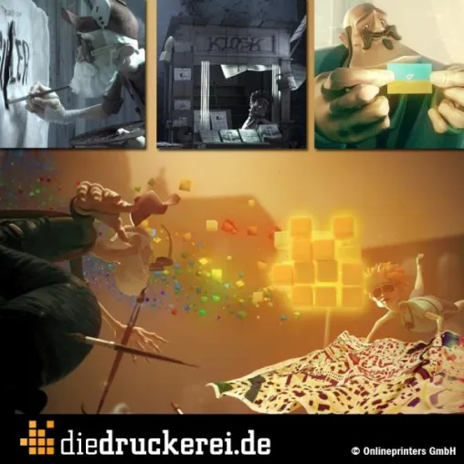 Bild: diedruckerei.de geht mit neuem Werbespot auf Sendung