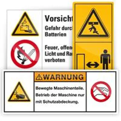Bild: International verständlich kennzeichnen - mit Sicherheitszeichen gemäß ISO