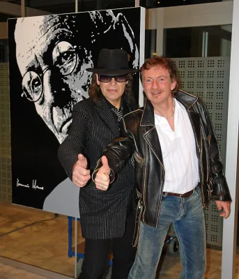 Bild: Udo Lindenberg und René F. Bukenberger mit gemeinsamer Ausstellung in Pforzheim